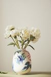 Handpainted Aquafina Vase