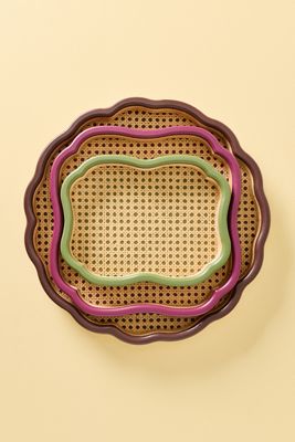 Cane Rattan Trays