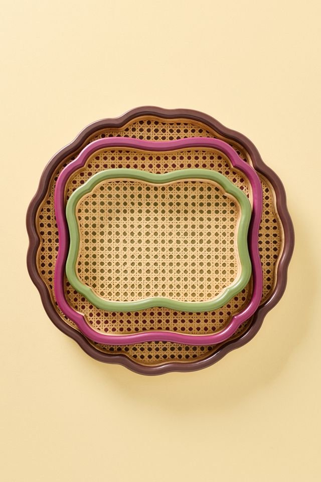 Cane Rattan Trays #3