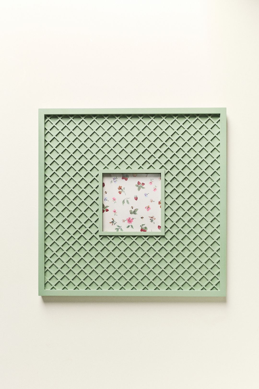 Lattice Gallery Picture Frame - Mint - 4x4, 16" x 16"