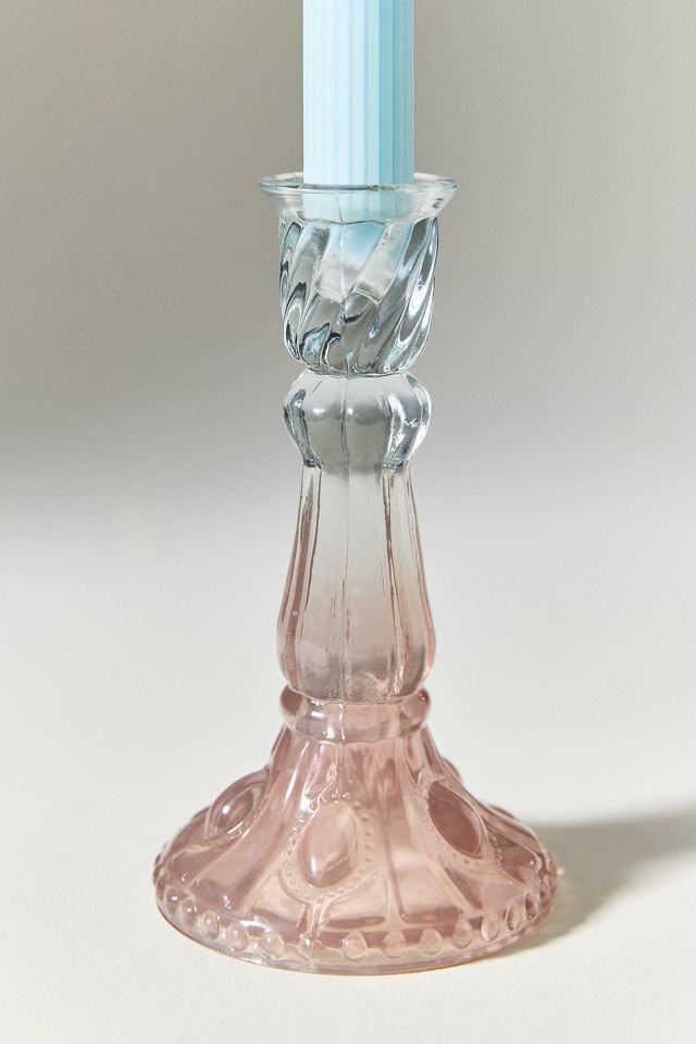 Ombre Glass Candle Holder #1