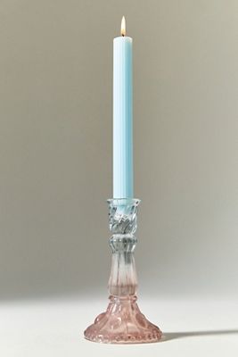 Ombre Glass Candle Holder