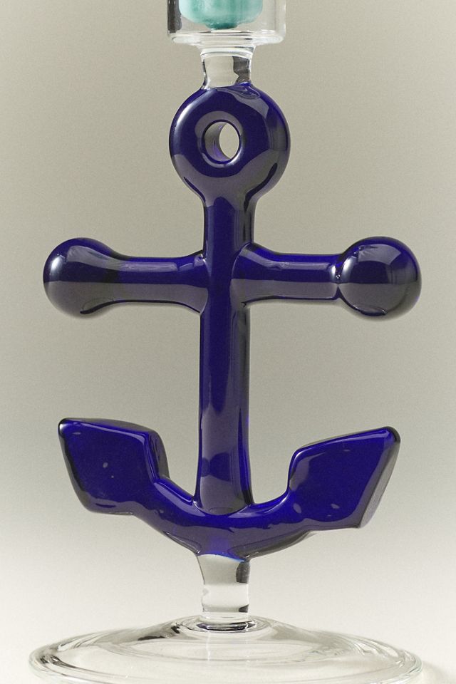 Nautical Glass Candle Holder #1