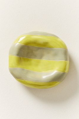 Plato de Cerámica Rayado para Baratijas Maya Eline Leroy