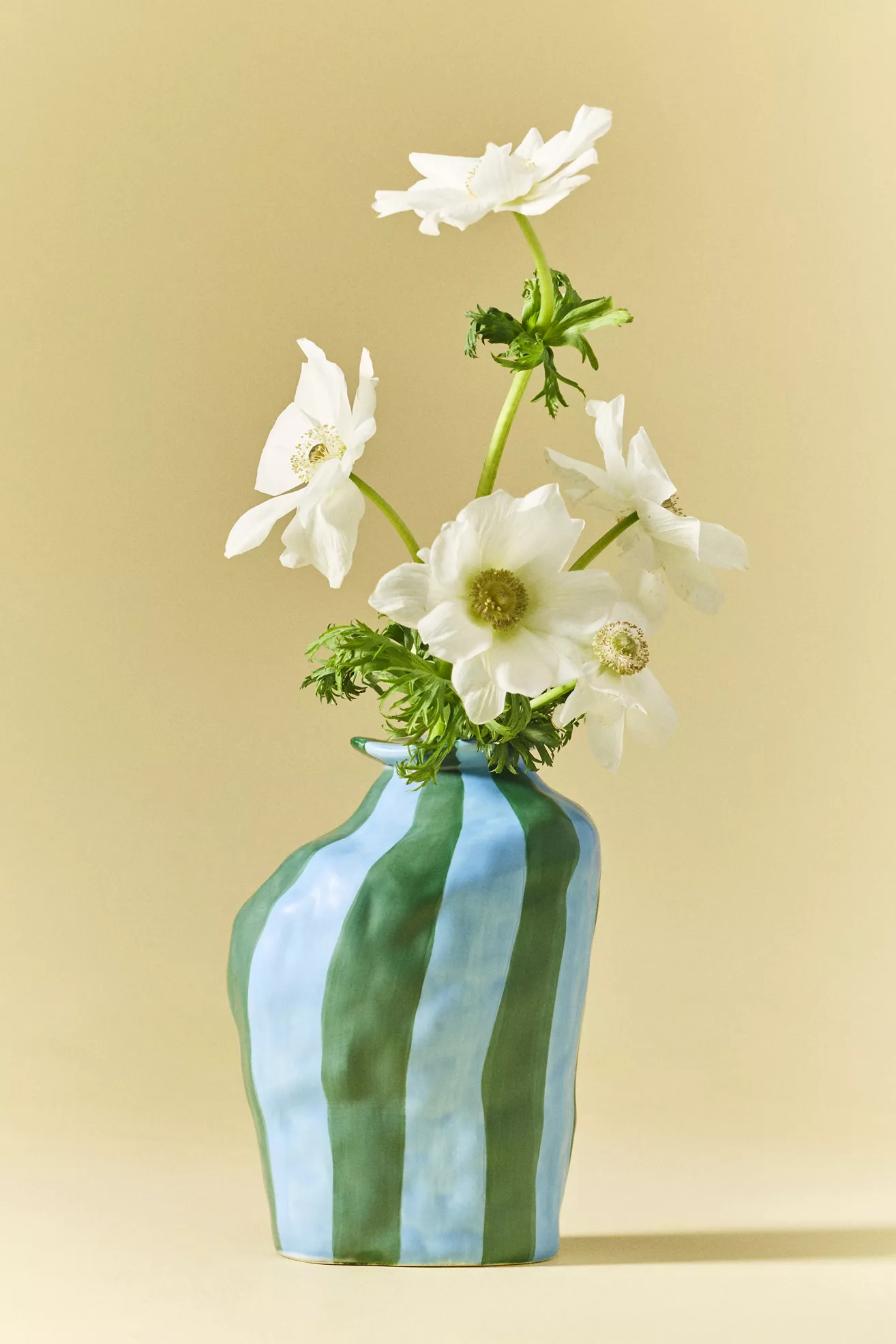 Maya Eline Leroy Striped Ceramic Vase - thumbnail 2