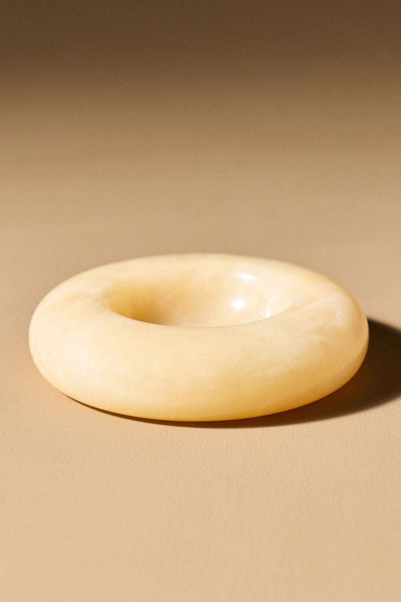 Donut Marble Trinket - Light Orange, Assorted