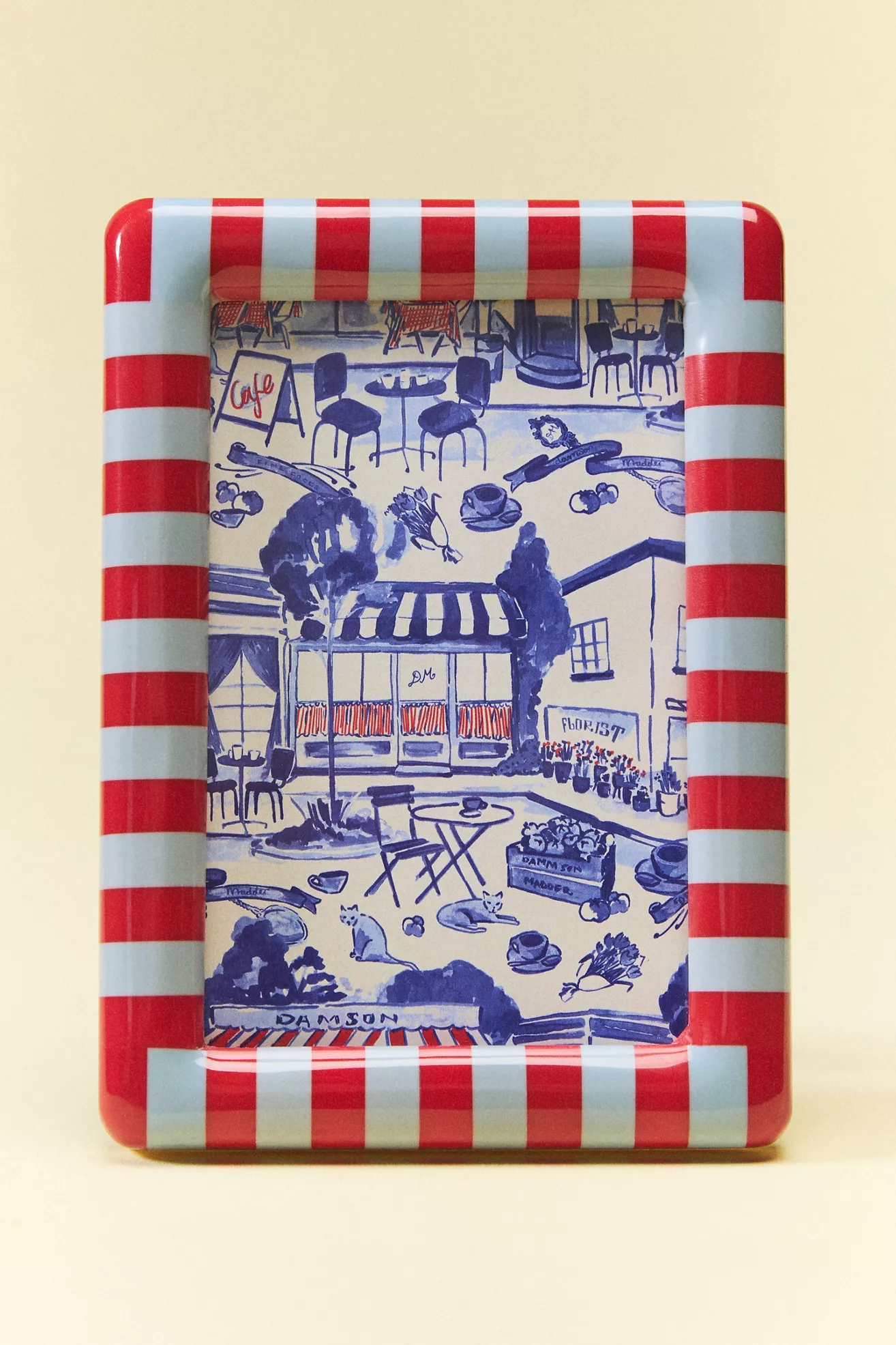 Striped Damson Madder Frame - thumbnail 4