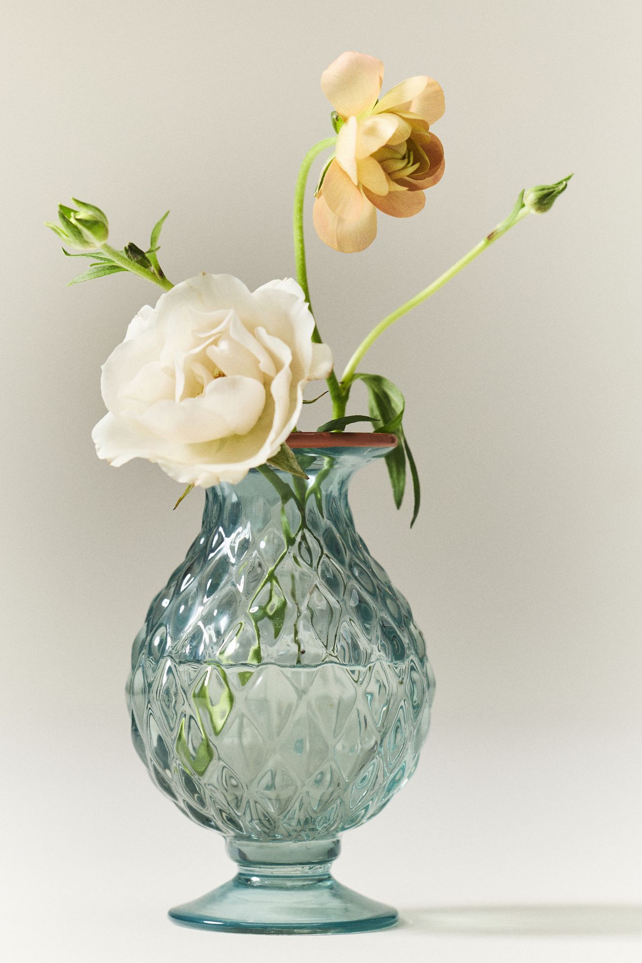 Maeve Glass Bud Vase - Blue, Standard, M