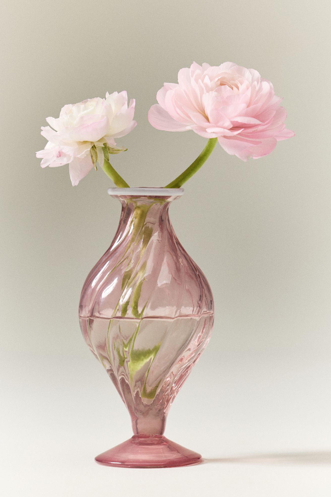 Maeve Glass Bud Vase - Pink, L