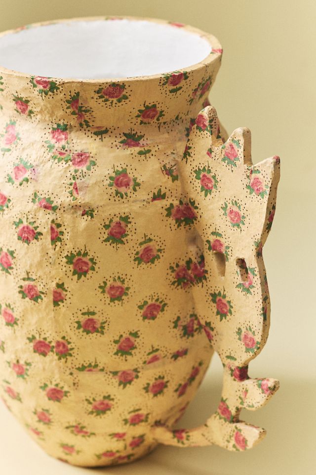 Blossom Mâché Vase #2