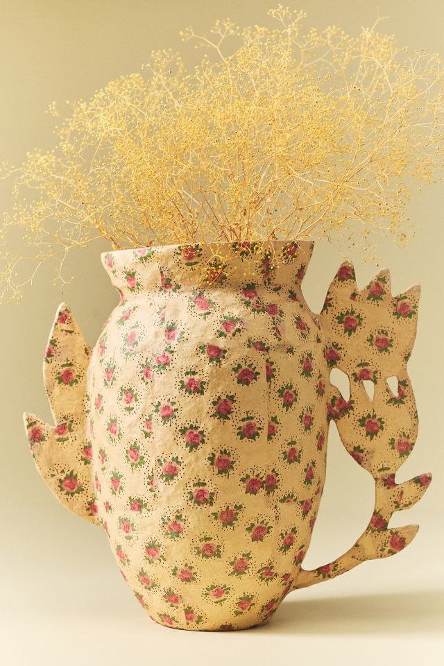 Blossom Mâché Vase #1