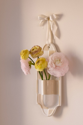 Mari Stoneware Wall Vase
