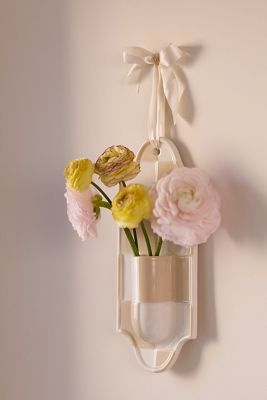 Mari Stoneware Wall Vase