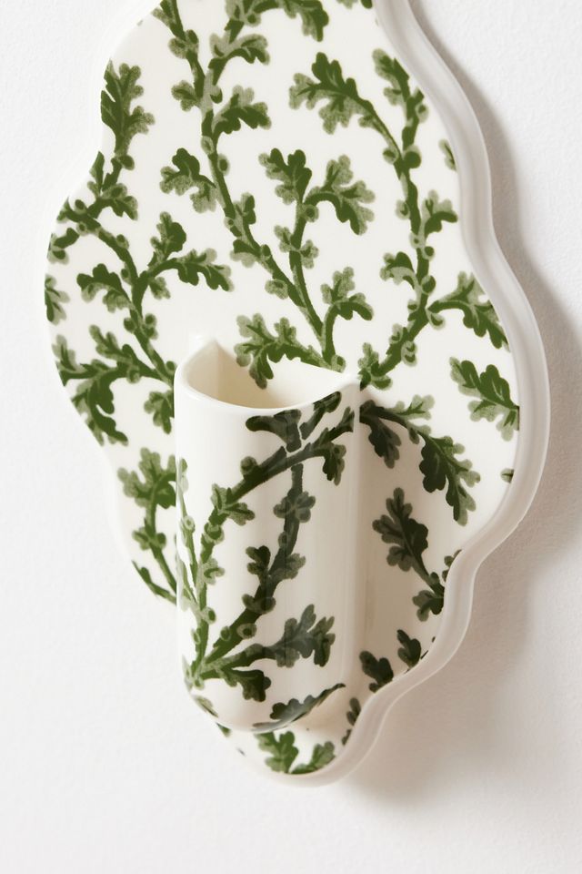Mari Stoneware Wall Vase #1