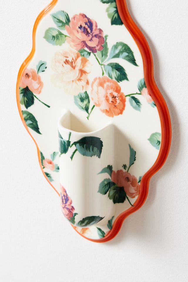Mari Stoneware Wall Vase #2