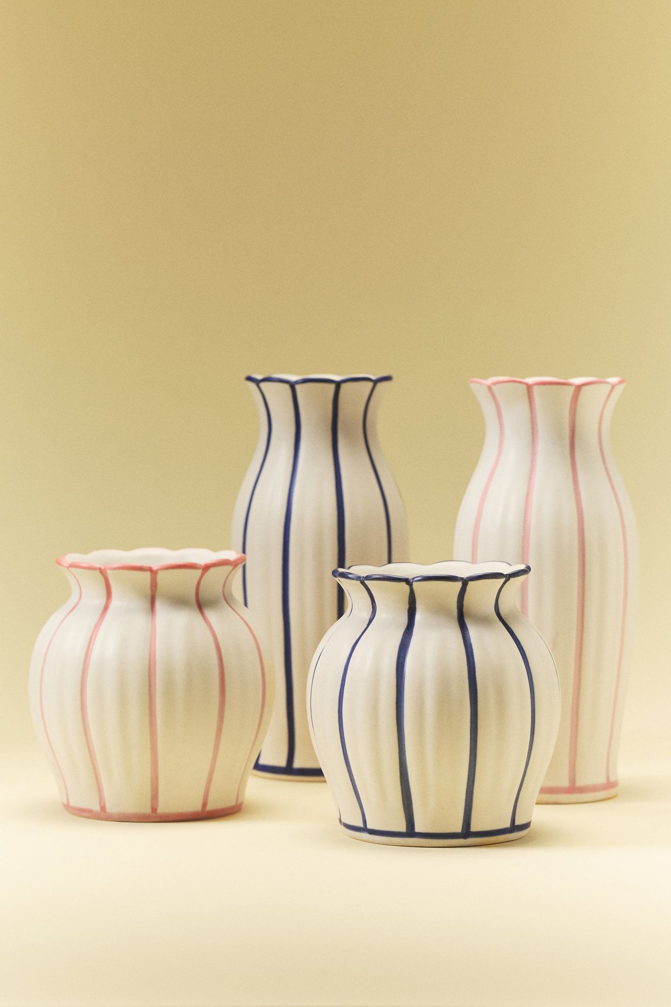 Emma Clay Vase - Navy Large, Standard, L
