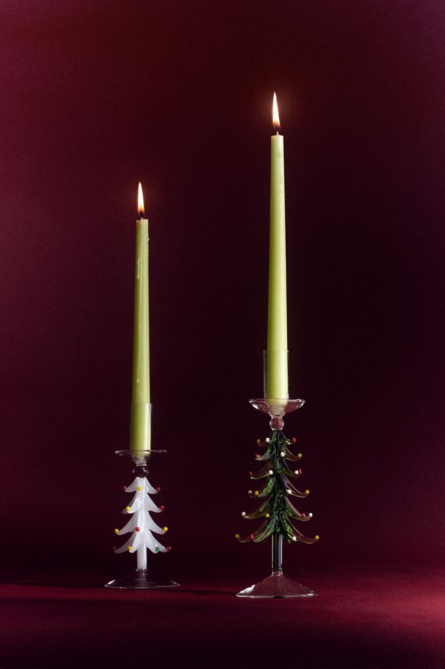 Yuletide Glass Candle Holder #4