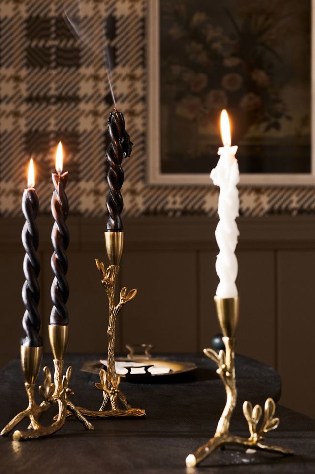 Camille Gilded Metal Candle Holder #9