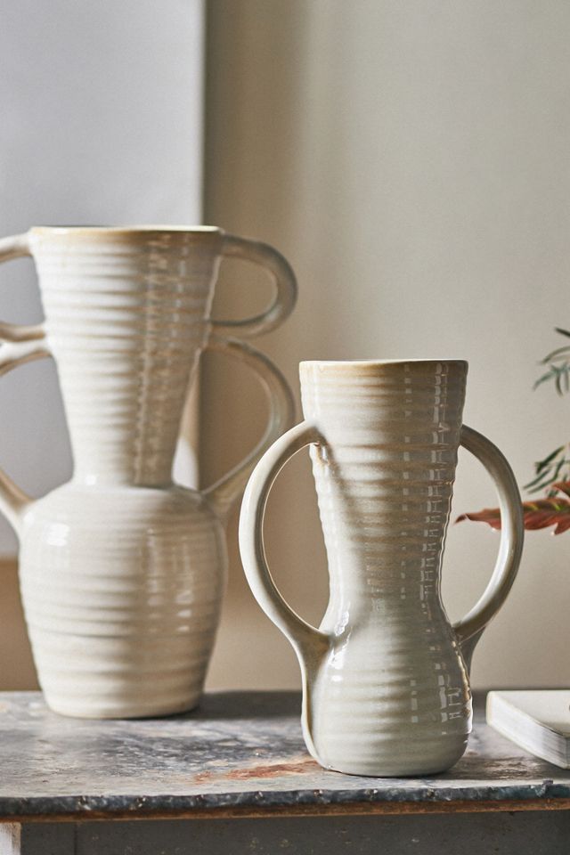 Telfair Multi-Handle Ceramic Branch Vase #2