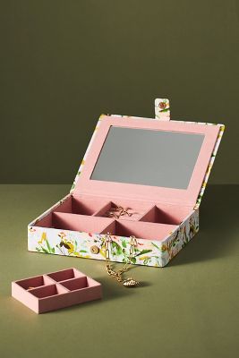 Anthropologie Cosette Floral Jewellery Box
