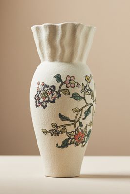 Mio Handpainted Stoneware Vase