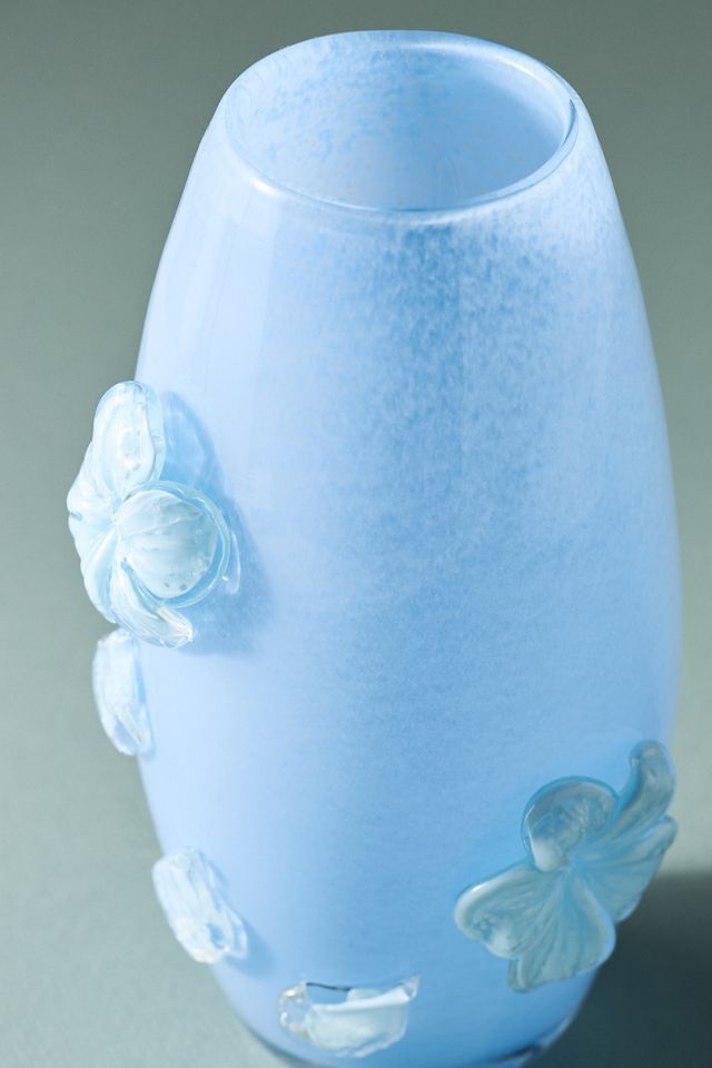 Nora Handmade Floral Glass Vase #3