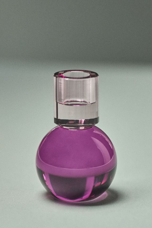 Portavelas de Cristal Tallado #2