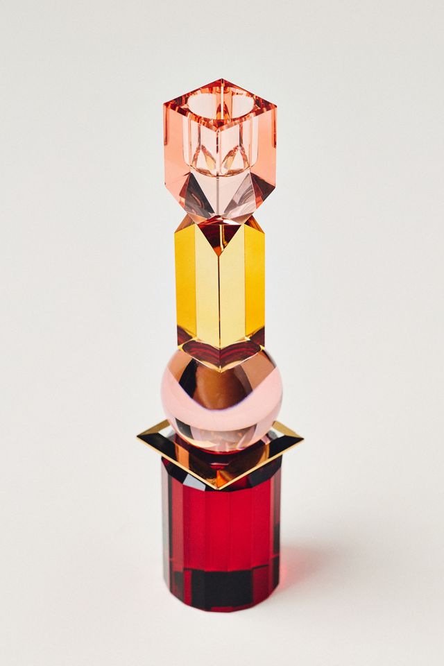 Cut Glass Mini Candle Holder