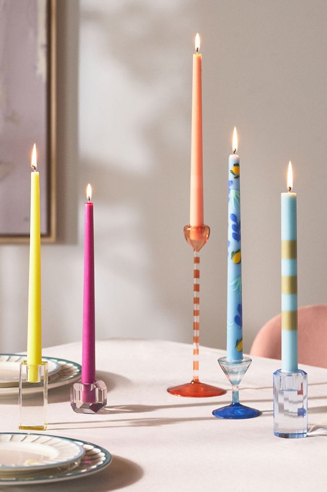 Cut Glass Mini Candle Holder