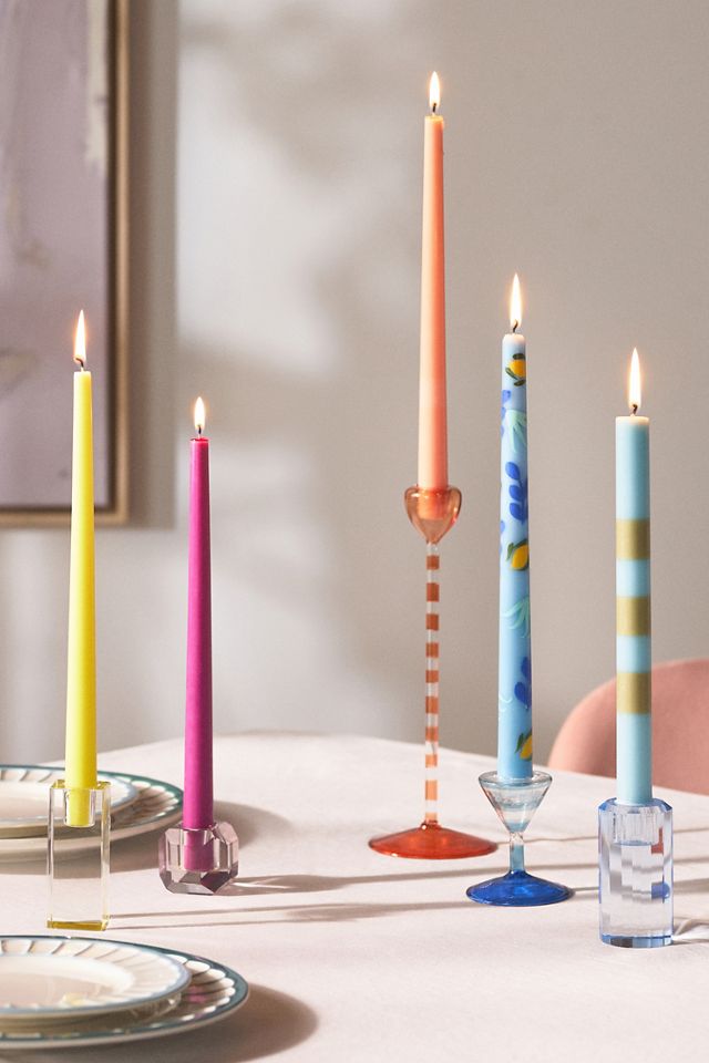 Cut Glass Mini Candle Holder