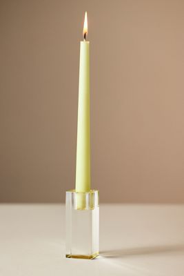 Modern Cut Glass Candle Holder