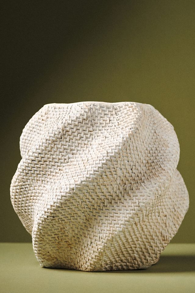 Lennon Twist Textured Cement Pot #6