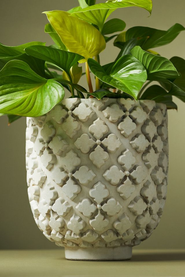 Marisol Cement Textured Pot #2