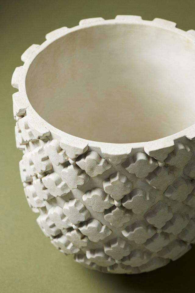 Marisol Cement Textured Pot #3