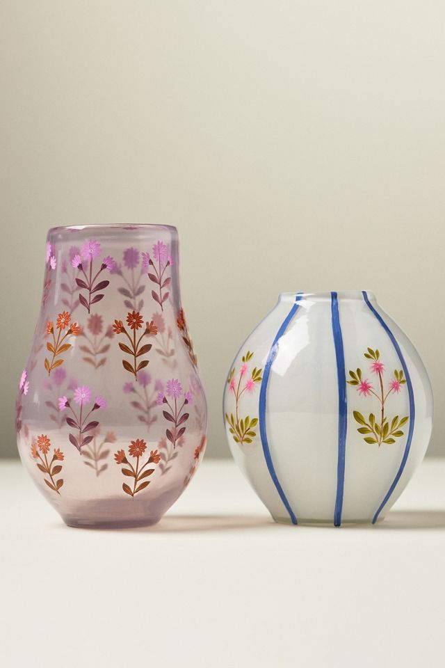Joanne Floral Glass Vase #2