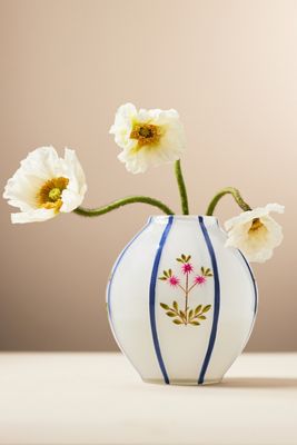 Joanne Floral Glass Vase