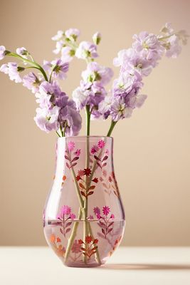 Joanne Floral Glass Vase