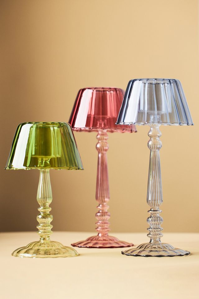 Maisy Glass Lamp Candle Holder #1
