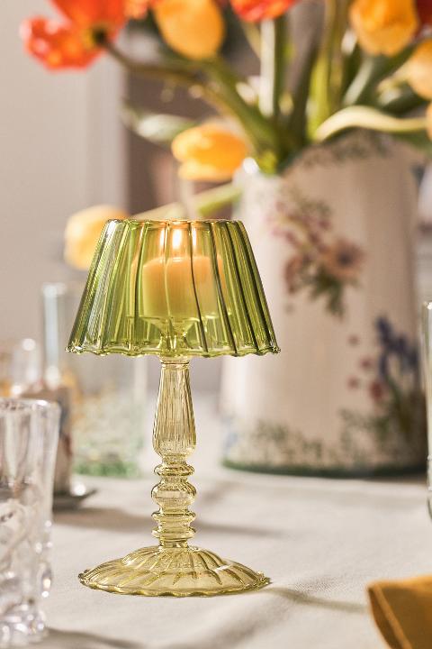 Maisy Glass Lamp Candle Holder