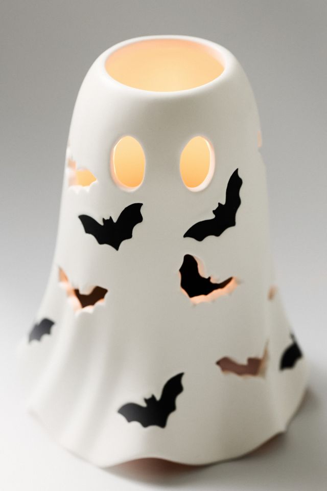 Ghost Ceramic Hurricane Candle Holder #5