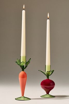 Veggie Glass Candle Holder