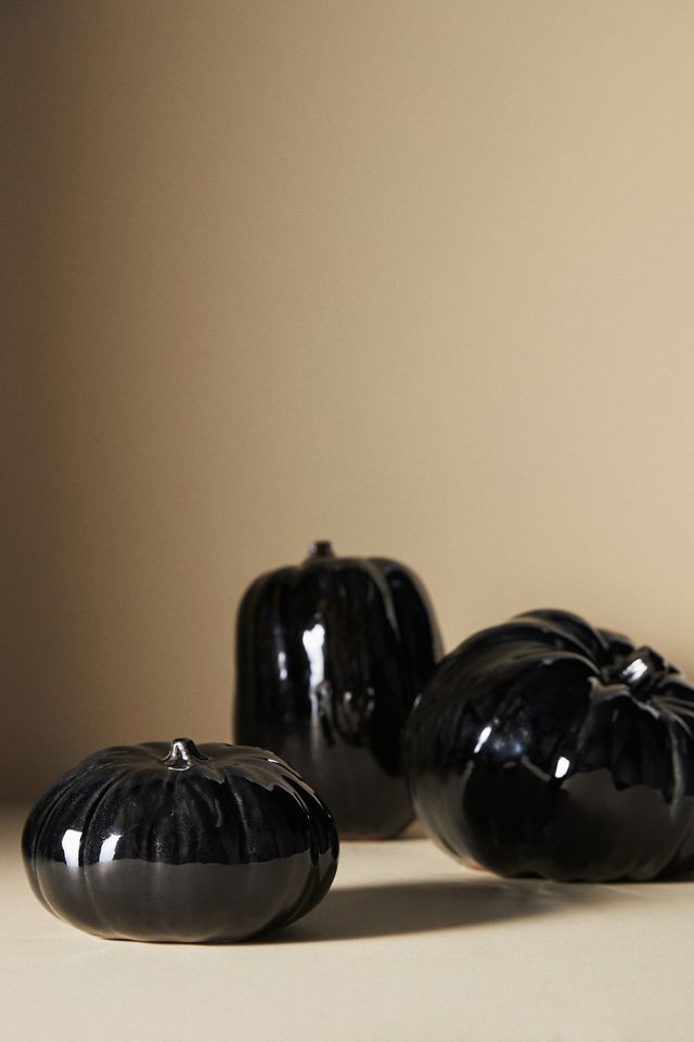Terracotta Pumpkin Decorative Object #1