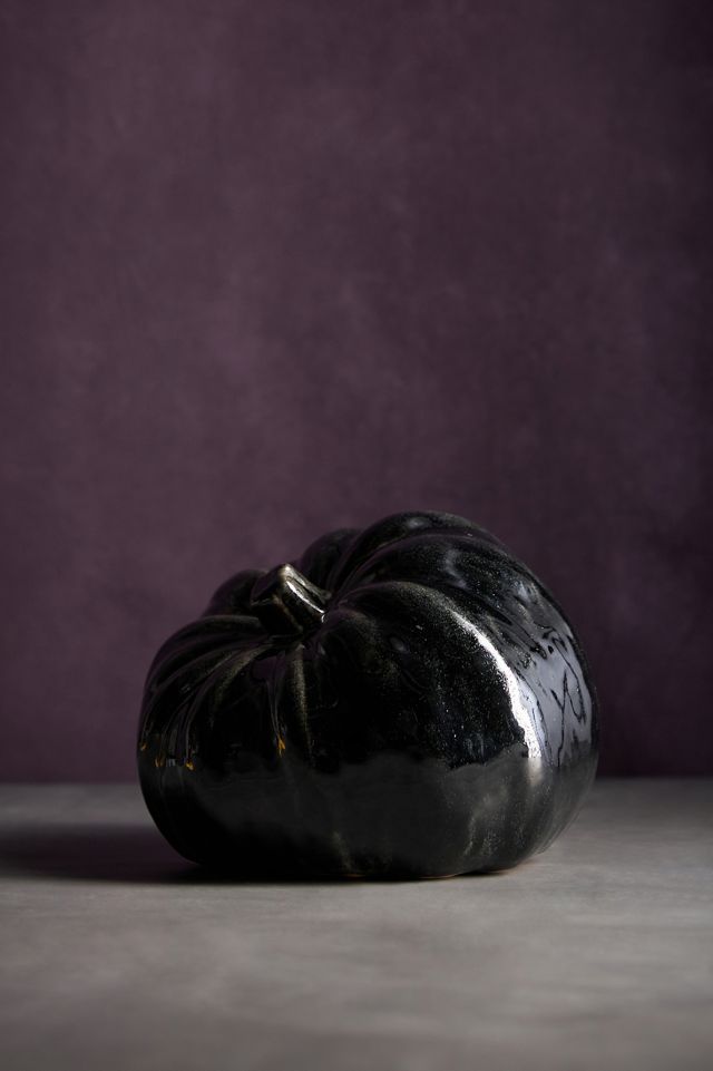 Terracotta Pumpkin Decorative Object #5