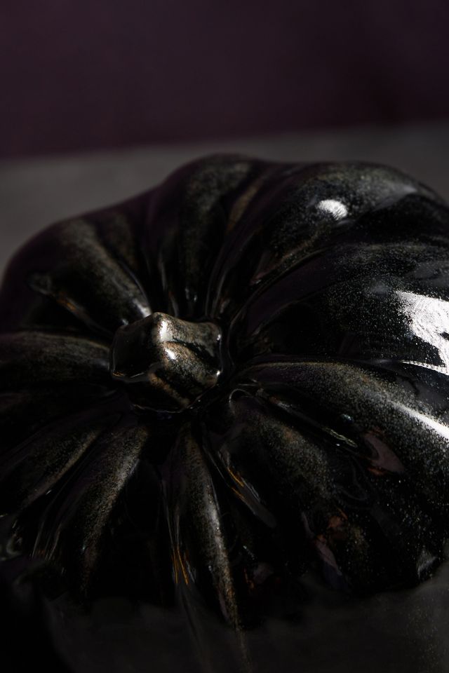 Terracotta Pumpkin Decorative Object #6