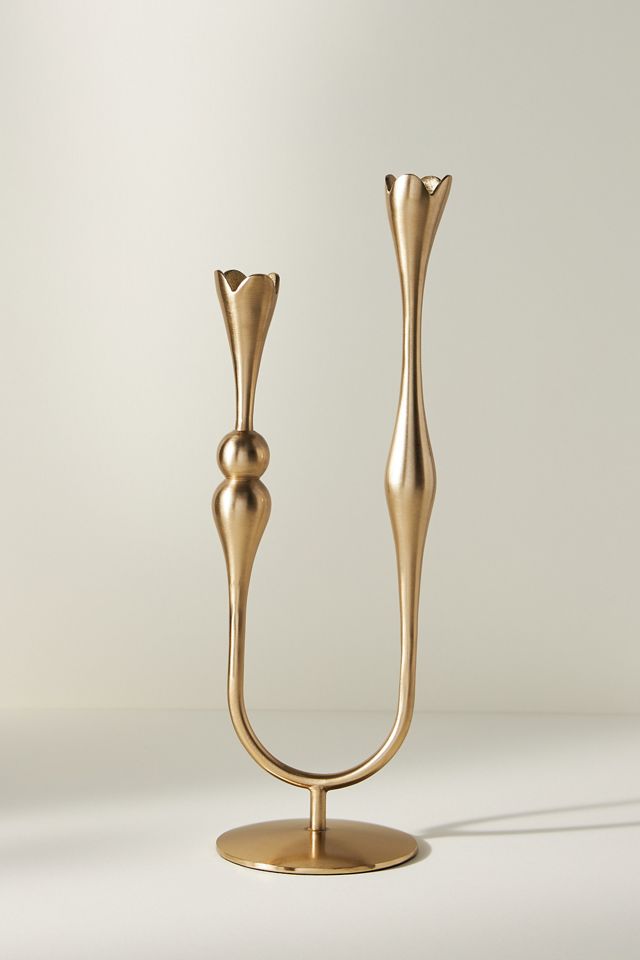 Marizia Metal Taper Candle Holder #5