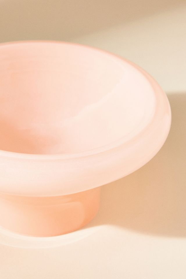 Pink Glass Decorative Bowl #2