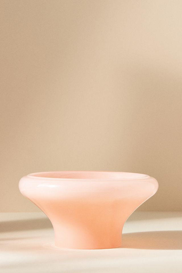 Pink Glass Decorative Bowl #1