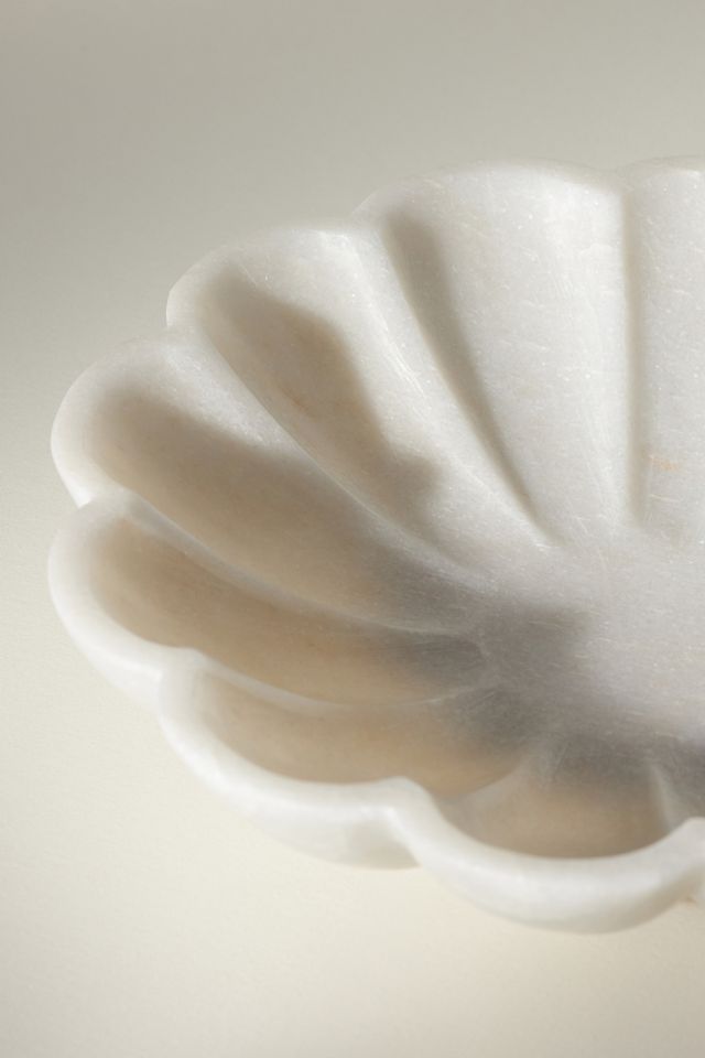 Marble Flower Decorative Bowl #4