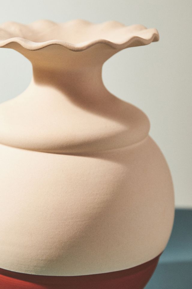 Petal Rim Colorblock Vase #4