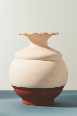 Petal Rim Colorblock Vase - Thumbnail 5